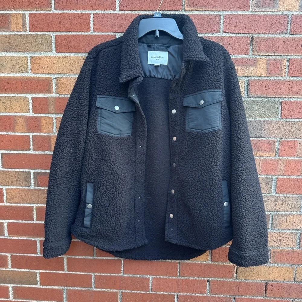 Goodfellow & Co Men's Black Fleece Jacket